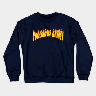 Coolmath Flames Crewneck Sweatshirt